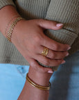 Atlas Hinge Bangle Bracelet