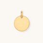Hali Engravable Mini Initial Disc Charm