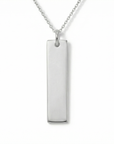 Maelyn Engravable Long Bar Necklace