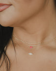 Evil Eye Pave Necklace