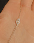 Evil Eye Pave Necklace