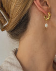 Celine Pearl Drop Earrings