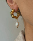 Celine Pearl Drop Earrings