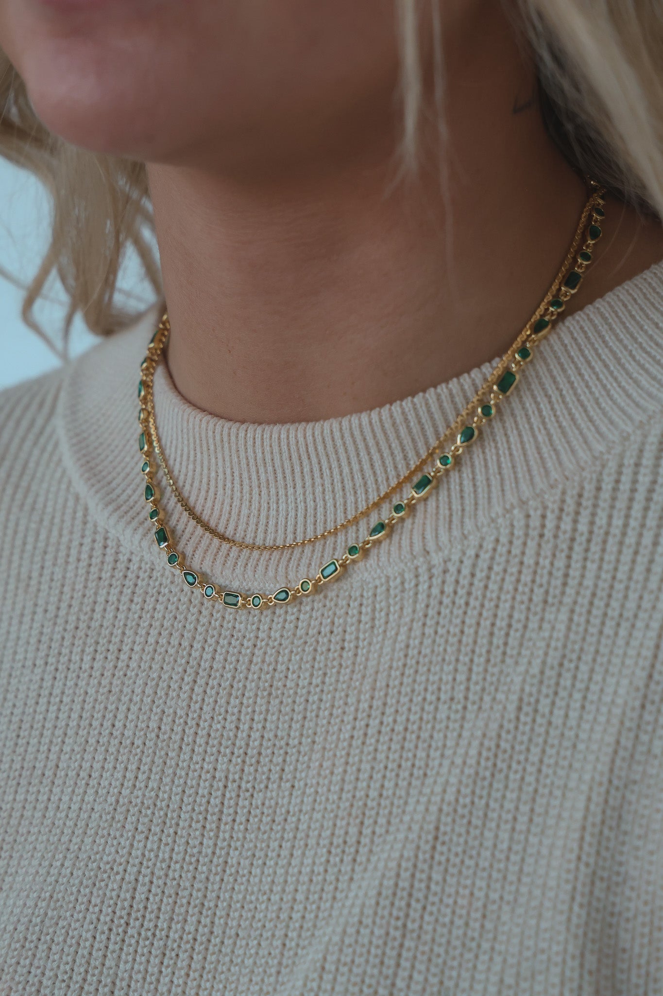 Azlin Emerald Necklace