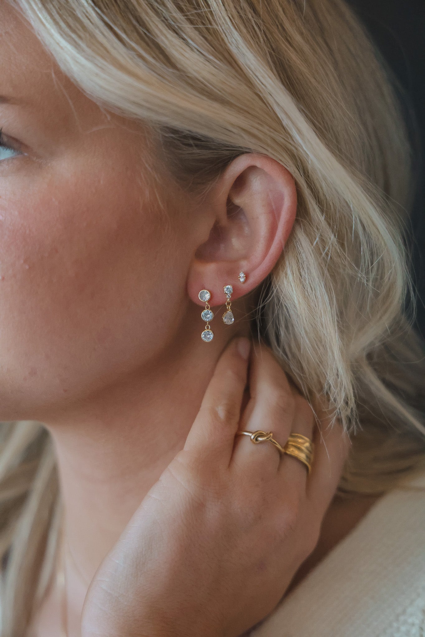 Harmonie Drop Studs