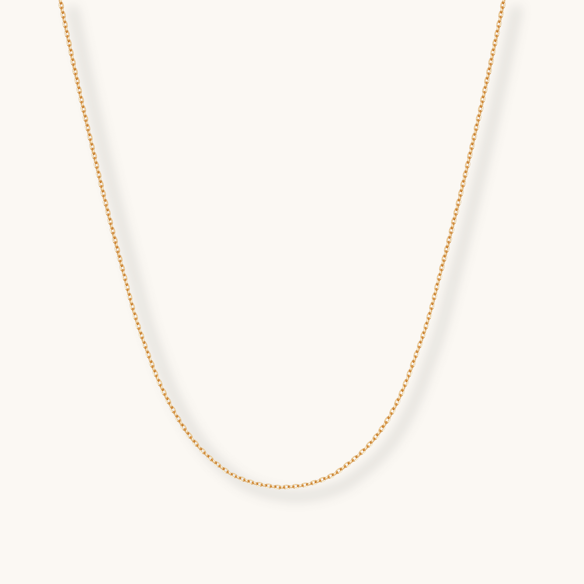 ◆VINTAGE HOLLYWOOD◆ Square Bold Chain Necklace VH24NNNE175 Capri Cable Chain Necklace – Hoft Studio