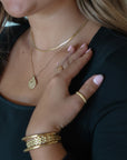 Colette Necklace Gold Pendant Chain