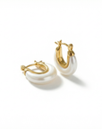 Echo Pearl Hoops
