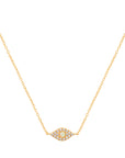 Evil Eye Pave Necklace