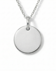 Hali Engravable Disc Necklace