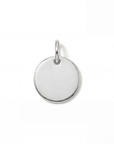 Hali Engravable Mini Initial Disc Charm