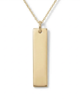 Maelyn Engravable Long Bar Necklace