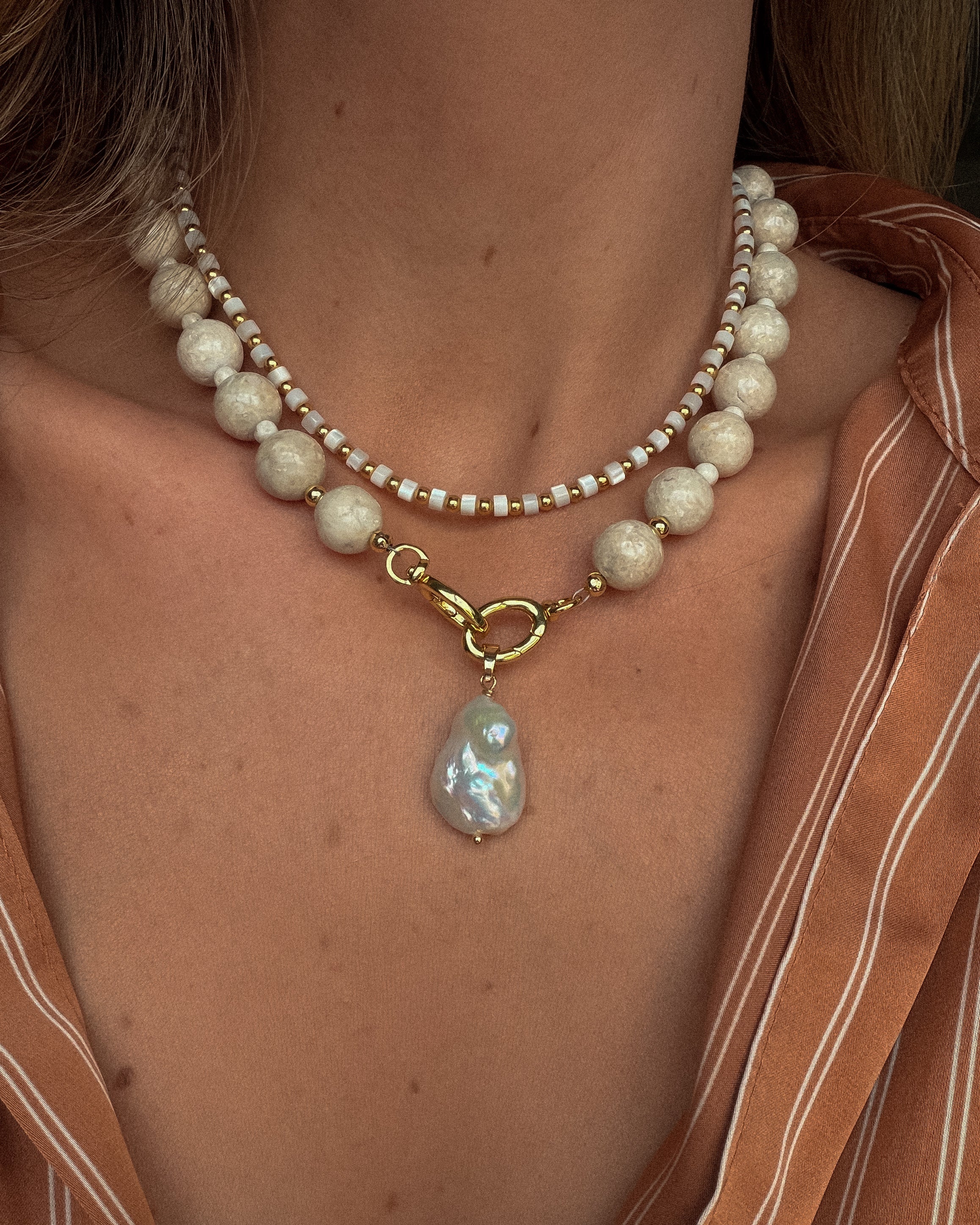 Rhodes Pearl Pendant – Hoft Studio
