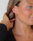 Sylvie Hoop Earrings Gold
