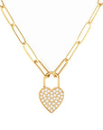 Heart Lock Necklace