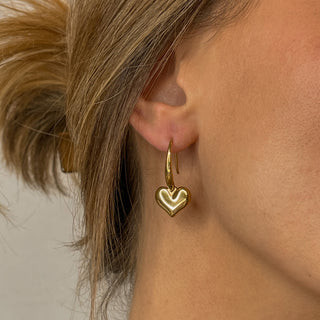 Vallery Heart Drop Earrings
