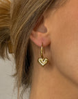 Vallery Heart Drop Earrings